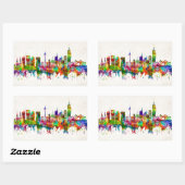 Sydney Australien Skyline Rechteckiger Aufkleber (Blatt)