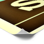 Sydney, Australien, Vintage-Reiseplakat Poster (Ecke)