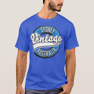 Sydney Australien Vintager Stil T-Shirt
