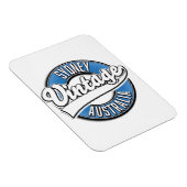 Sydney Australien Vintages Logo Magnet (Rechte Seite)