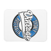 Sydney Australien Vintages Logo Magnet (Horizontal)