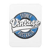 Sydney Australien Vintages Logo Magnet (Vertikal)