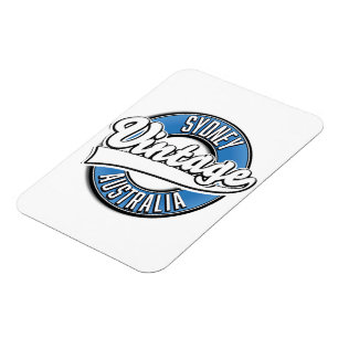 Sydney Australien Vintages Logo Magnet