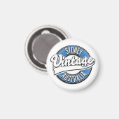 Sydney Australien Vintages Logo Magnet (Vorderseite/Rückseite)