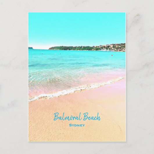 Sydney Balmoral Beach Naturlandschaft Postkarte (Vorderseite)