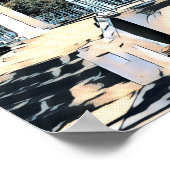 Sydney Balmoral Beach white Rotunda Poster (Ecke)