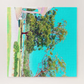 Sydney Balmoral Beach white Rotunda Puzzle (Horizontal)