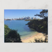 Sydney Beach Skyline Postkarte (Vorderseite)