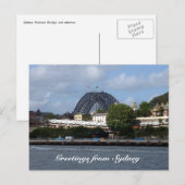 Sydney Bogen Postkarte (Vorne/Hinten)