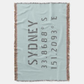 Sydney Breite und Länge Decke (Vorderseite Vertikal)