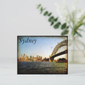 Sydney Bridge Classic Postkarte (Stehend Vorderseite)