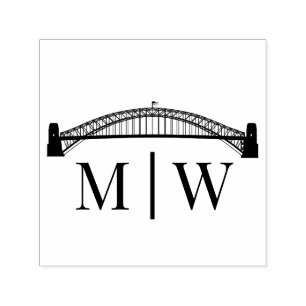 Sydney Bridge Einfaches Brautpaar Hochzeit 2 Anfan Permastempel