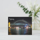 Sydney Bridge Fisheye Postkarte (Stehend Vorderseite)