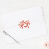 Sydney Briefmarke Runder Aufkleber (Umschlag)