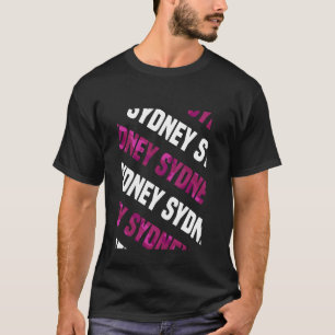 Sydney Camouflage Pattern Pink Camouflage T-Shirt