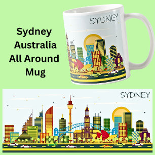 SYDNEY City Illustration Kaffeetasse