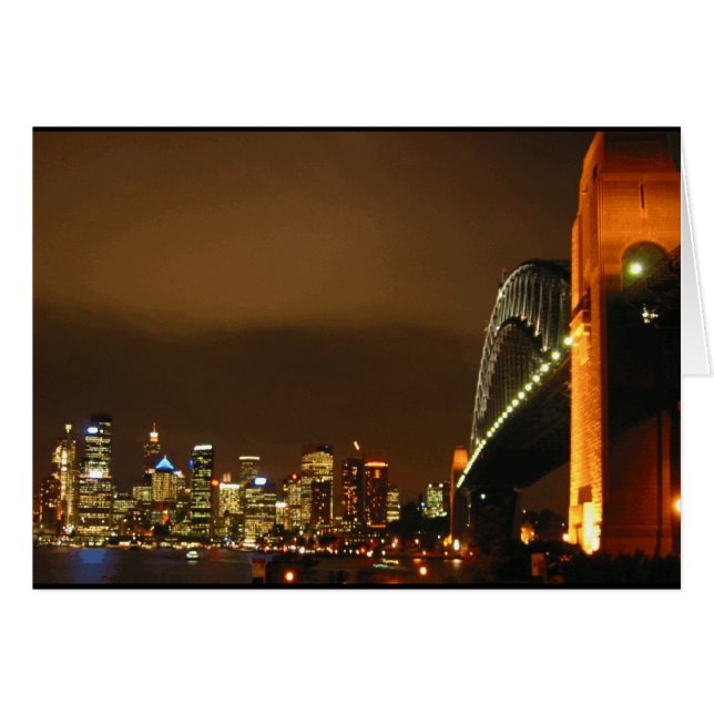 Sydney City Nacht (Vorderseite (Horizontal))