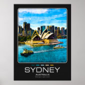 Sydney City Poster (Vorne)