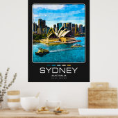 Sydney City Poster (Küche)