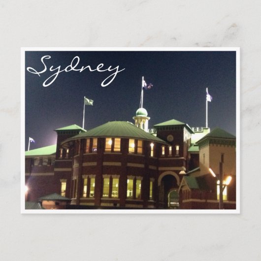 Sydney-Cricket-Boden Postkarte (Vorderseite)
