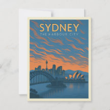 Sydney, die Hafencity-Postkarte