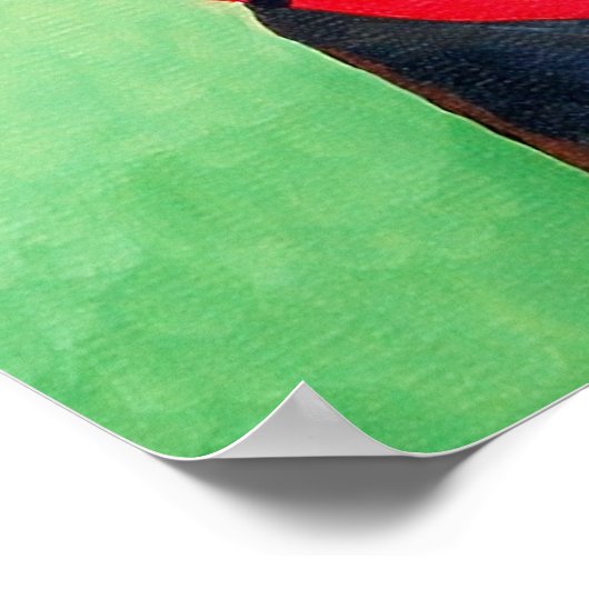 Sydney Dog Art Large Print Poster (Ecke)