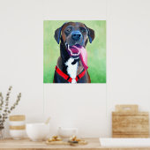 Sydney Dog Art Large Print Poster (Küche)