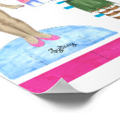 Sydney Fantasy Hero Paper Doll - Play or Display Poster (Ecke)