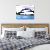 Sydney Ferry Harbour Bridge Leinwanddruck (Insitu (Schlafzimmer))