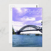 Sydney Ferry Harbour Bridge Postkarte (Vorne/Hinten)