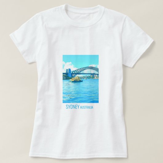 Sydney Ferry Harbour Bridge T-Shirt (Design vorne)