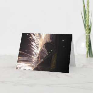 Sydney-Feuerwerke Feiertagskarte