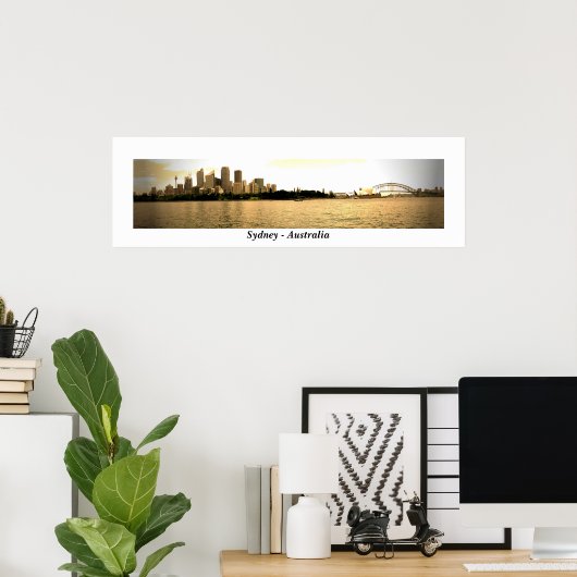 Sydney Gold Poster (Heimbüro)