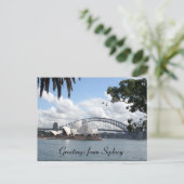 Sydney-Grüße Postkarte (Stehend Vorderseite)
