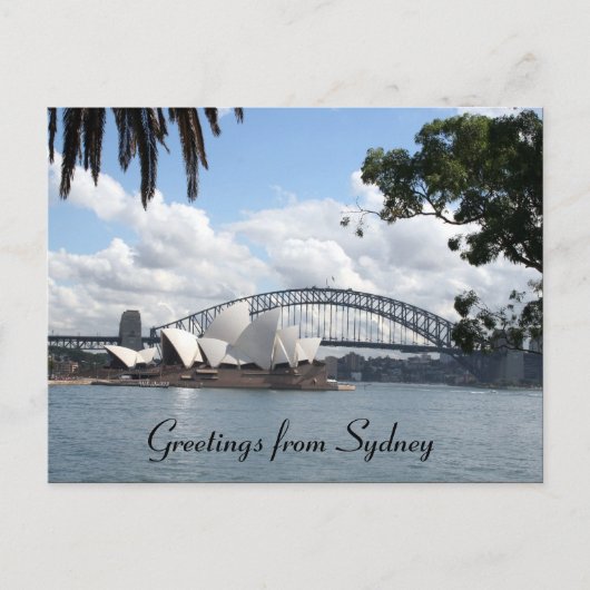 Sydney-Grüße Postkarte (Vorderseite)