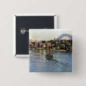 Sydney Hafen Australien Button (Vorne & Hinten)