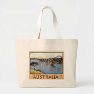 Sydney-Hafen Australien Jumbo Stoffbeutel