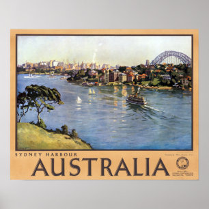 Sydney-Hafen Australien Poster