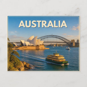 Sydney-Hafen Australien Postkarte