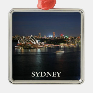 Sydney-Hafen bei Kreisquay Silbernes Ornament