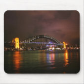Sydney-Hafen-Brücke nachts Mousepad (Vorne)