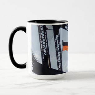 Sydney Hafen Brücke Ureinwohner Flagge Tasse. Tasse