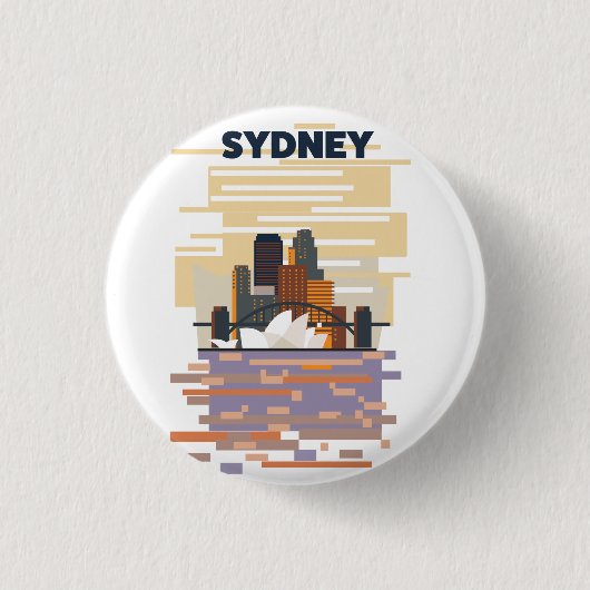 Sydney Hafen Button (Vorderseite)