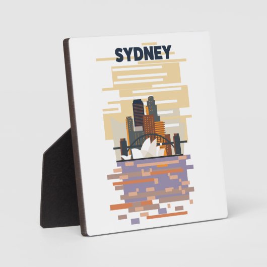 Sydney Hafen Fotoplatte (Vorderseite)