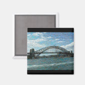 Sydney Harbor Bridge Magnet (Mosaik) (Vorderseite/Rückseite)