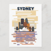 Sydney Harbor Einladungspostkarte (Vorderseite)