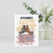 Sydney Harbor Einladungspostkarte (Stehend Vorderseite)