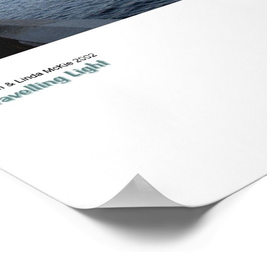 Sydney Harbor Panorama Poster (Ecke)