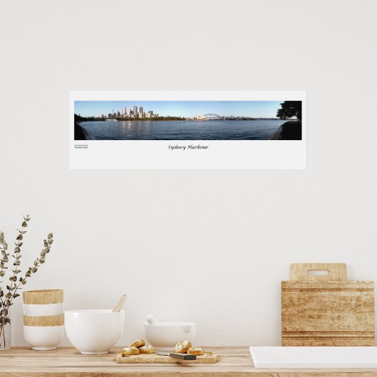 Sydney Harbor Panorama Poster (Küche)