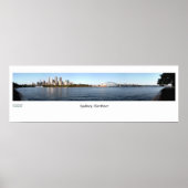 Sydney Harbor Panorama Poster (Vorne)